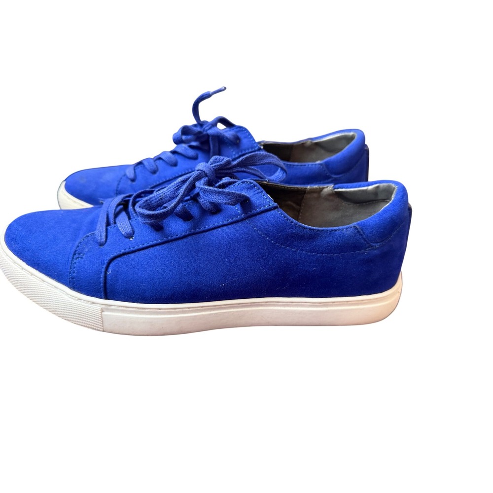 Kenneth Cole Reaction KAM-ERA 2 Blue Velvet Sneakers | Women's 9.5